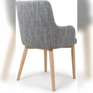 Aiko Tweed Grey Dining Chair