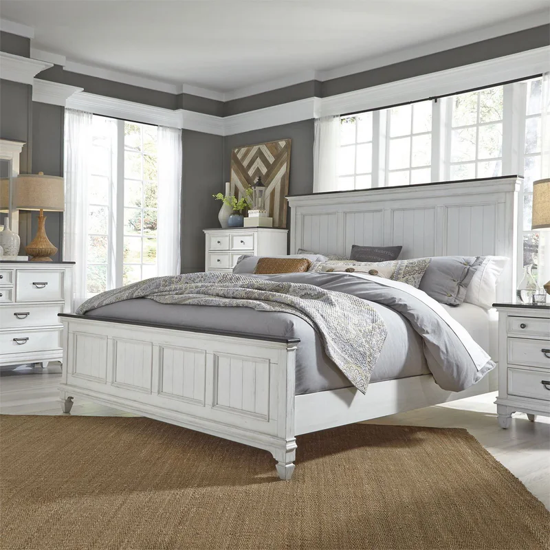 Allyson Park Bedroom Set – Antique White Finish