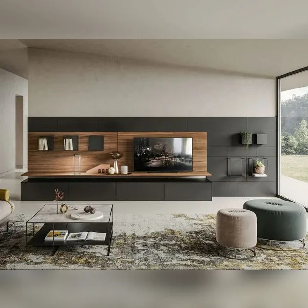 BENCH Modular Wooden and Metal TV Stand – A780