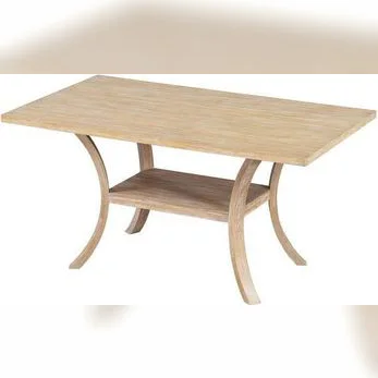 THE CURVE RECTANGULAR CURVED-LEG DINING TABLE – MODEL A2091