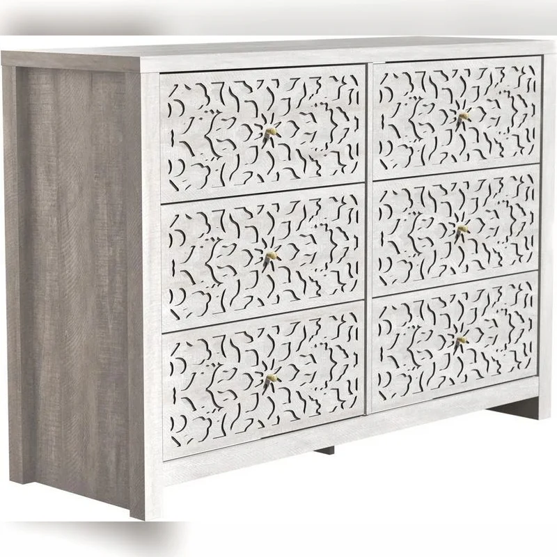 THE MANDALA CARVED EIGHT-DRAWER DRESSER – MODEL A2083