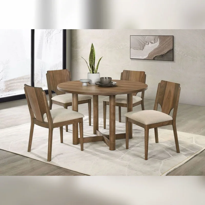 THE WOODLAND ROUND CROSS-LEG DINING TABLE – MODEL A2087
